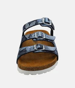 Mustang Stylish Navy Floral Sandals