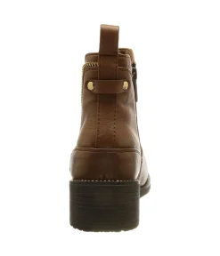 Mustang Stylish Studded Cognac Ankle Boots