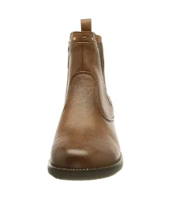 Mustang Stylish Studded Cognac Ankle Boots