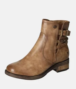 Mustang Stylish Taupe Ankle Boots