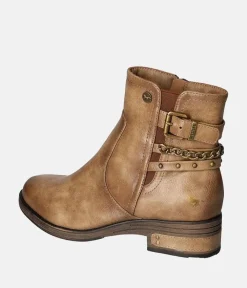 Mustang Stylish Taupe Ankle Boots
