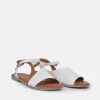 Mustang Stylish White Leather Sandals