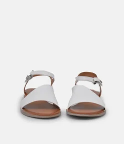 Mustang Stylish White Leather Sandals