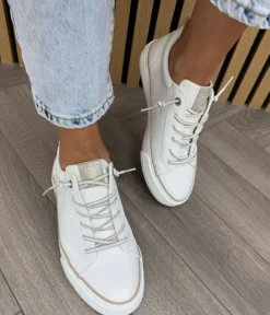 Mustang Stylish White Slip On Sneaker