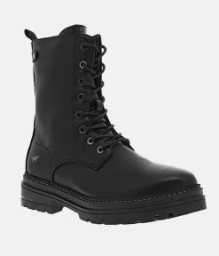 Mustang Trendy Black Midi Ankle Boots