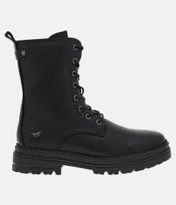 Mustang Trendy Black Midi Ankle Boots
