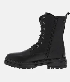 Mustang Trendy Black Midi Ankle Boots
