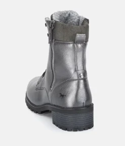 Mustang Trendy Dark Grey Ankle Boots