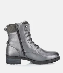 Mustang Trendy Dark Grey Ankle Boots