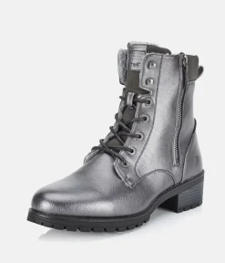 Mustang Trendy Dark Grey Ankle Boots