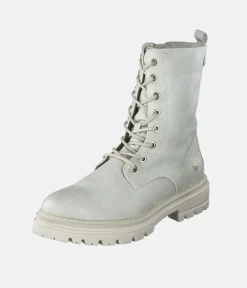 Mustang Trendy Ice White Midi Ankle Boots