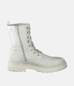 Mustang Trendy Ice White Midi Ankle Boots