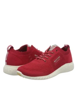 Mustang Trendy Red Fashion Trainers