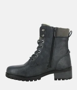 Mustang Versatile Navy Ankle Boots
