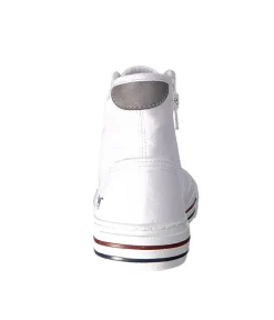 Mustang Versatile White Hi-Top Trainers
