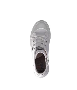 Mustang Versatile White Hi-Top Trainers