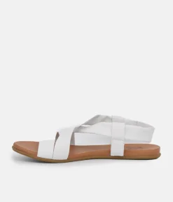 Mustang Versatile White Strappy Sandals