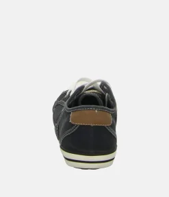 Mustang Vintage Black Lace Up Trainer
