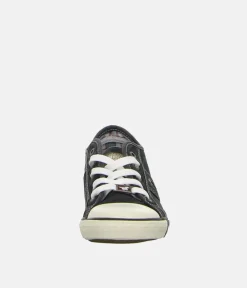 Mustang Vintage Black Lace Up Trainer