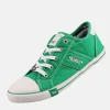 Mustang Vintage Kelly Green Lace Up Trainer