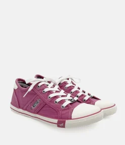 Mustang Vintage Rose Pink Lace Up Trainer