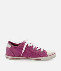 Mustang Vintage Rose Pink Lace Up Trainer