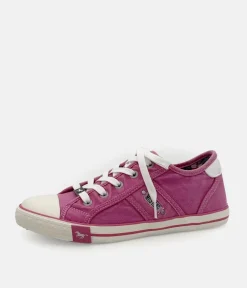 Mustang Vintage Rose Pink Lace Up Trainer