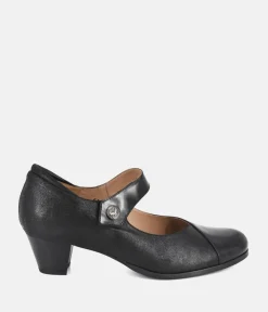 PieSanto Classic Black Mary Jane Style Shoes