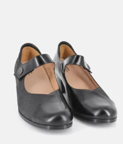 PieSanto Classic Black Mary Jane Style Shoes