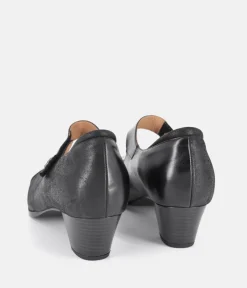 PieSanto Classic Black Mary Jane Style Shoes