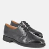 PieSanto Deluxe Black Lace Up Leather Shoes