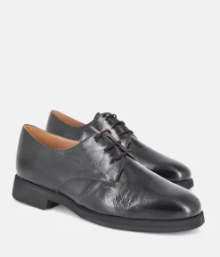 PieSanto Deluxe Black Lace Up Leather Shoes