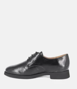 PieSanto Deluxe Black Lace Up Leather Shoes