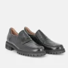 PieSanto Deluxe Black Leather Loafers