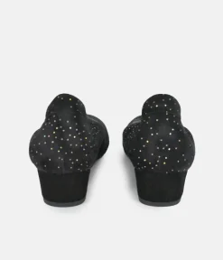 PieSanto Dressy Low Block Suede Heels