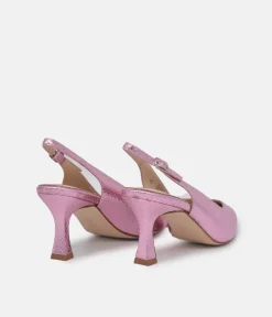PieSanto Gorgeous Pink Slingback Sandals
