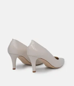 PieSanto Premium Beige Leather Heels