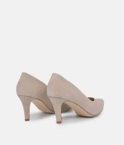 PieSanto Premium Beige Suede Heels