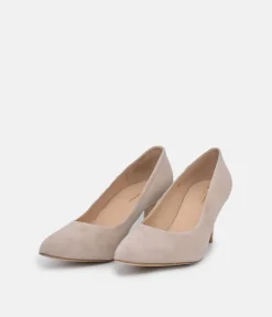PieSanto Premium Beige Suede Heels