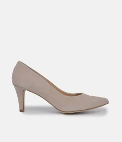 PieSanto Premium Beige Suede Heels