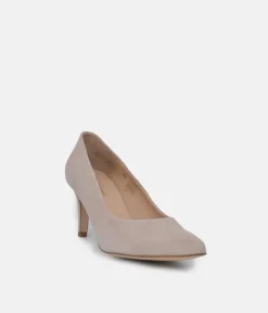 PieSanto Premium Beige Suede Heels