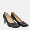 PieSanto Premium Black Leather Heels