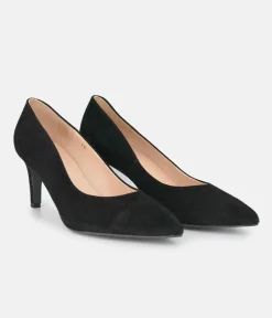 PieSanto Premium Black Suede Heels