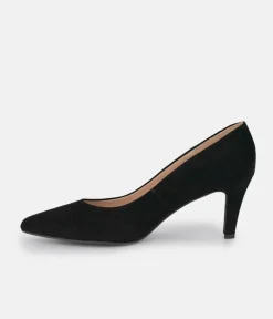 PieSanto Premium Black Suede Heels