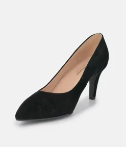 PieSanto Premium Black Suede Heels