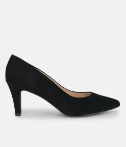 PieSanto Premium Black Suede Heels