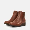 PieSanto Premium Brown Ankle Boots