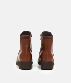 PieSanto Premium Brown Ankle Boots