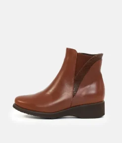 PieSanto Premium Brown Ankle Boots