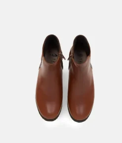 PieSanto Premium Brown Ankle Boots